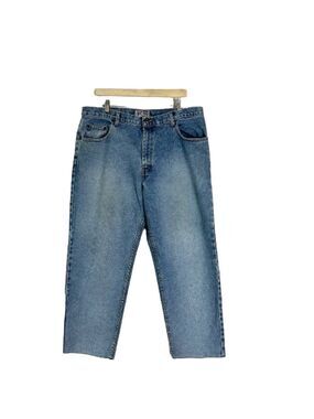 Vintage Nevada Light Wash 100% Cotton Cropped Jeans 38